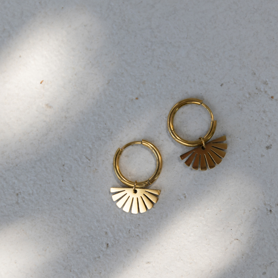 STAINLESS STEEL EARRING : 014