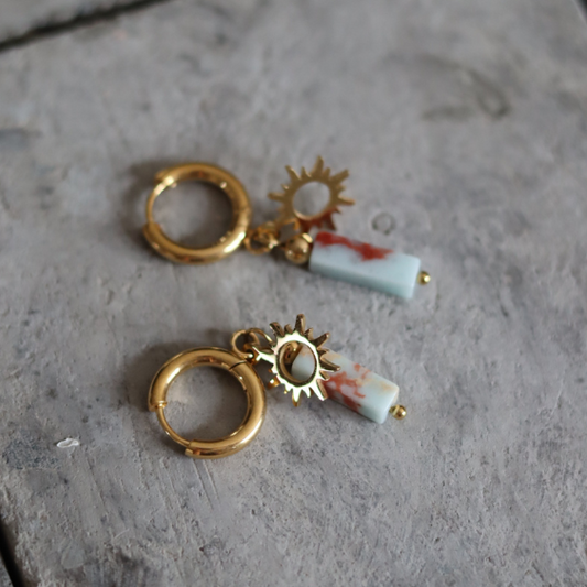 STAINLESS STEEL EARRING : 019