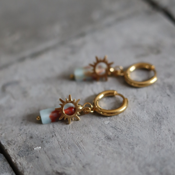 STAINLESS STEEL EARRING : 019