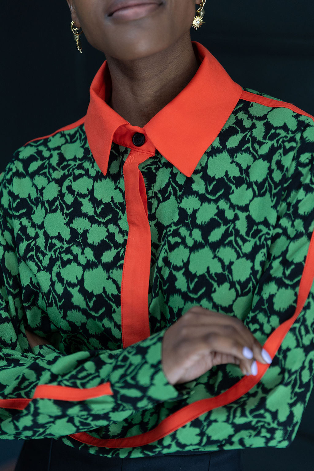 MARGOT : Green + Coral