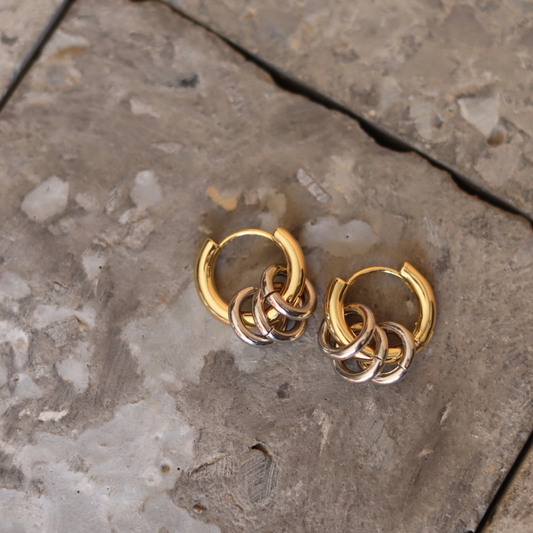 STAINLESS STEEL EARRING : 035