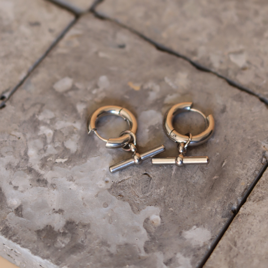 STAINLESS STEEL EARRING : 034
