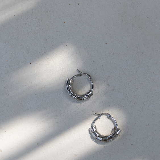 STAINLESS STEEL EARRING : 010