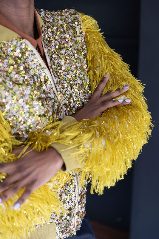 AGATHA :  Chartreuse Sequin