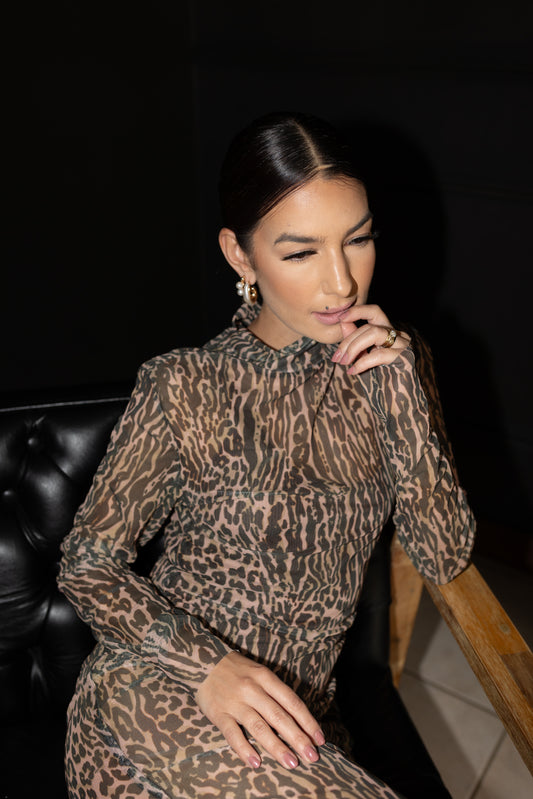 KAMILLA : Mesh Polo Dress