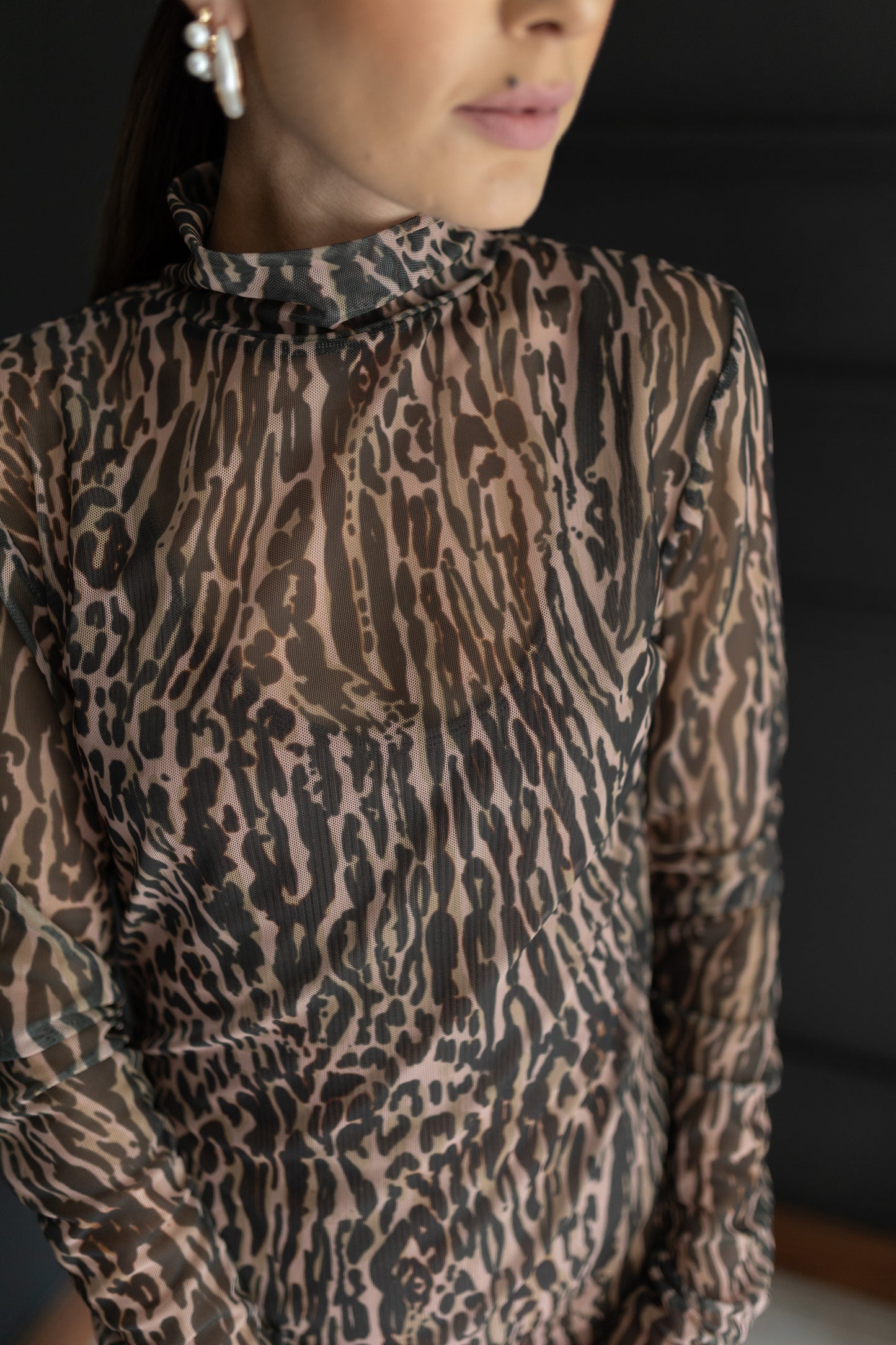 KAMILLA : Mesh Polo Dress