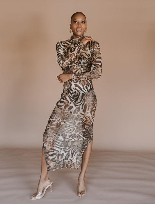 KAMILLA : Wild Mesh Dress