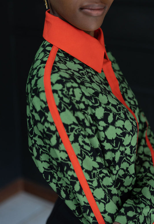 MARGOT : Green + Coral
