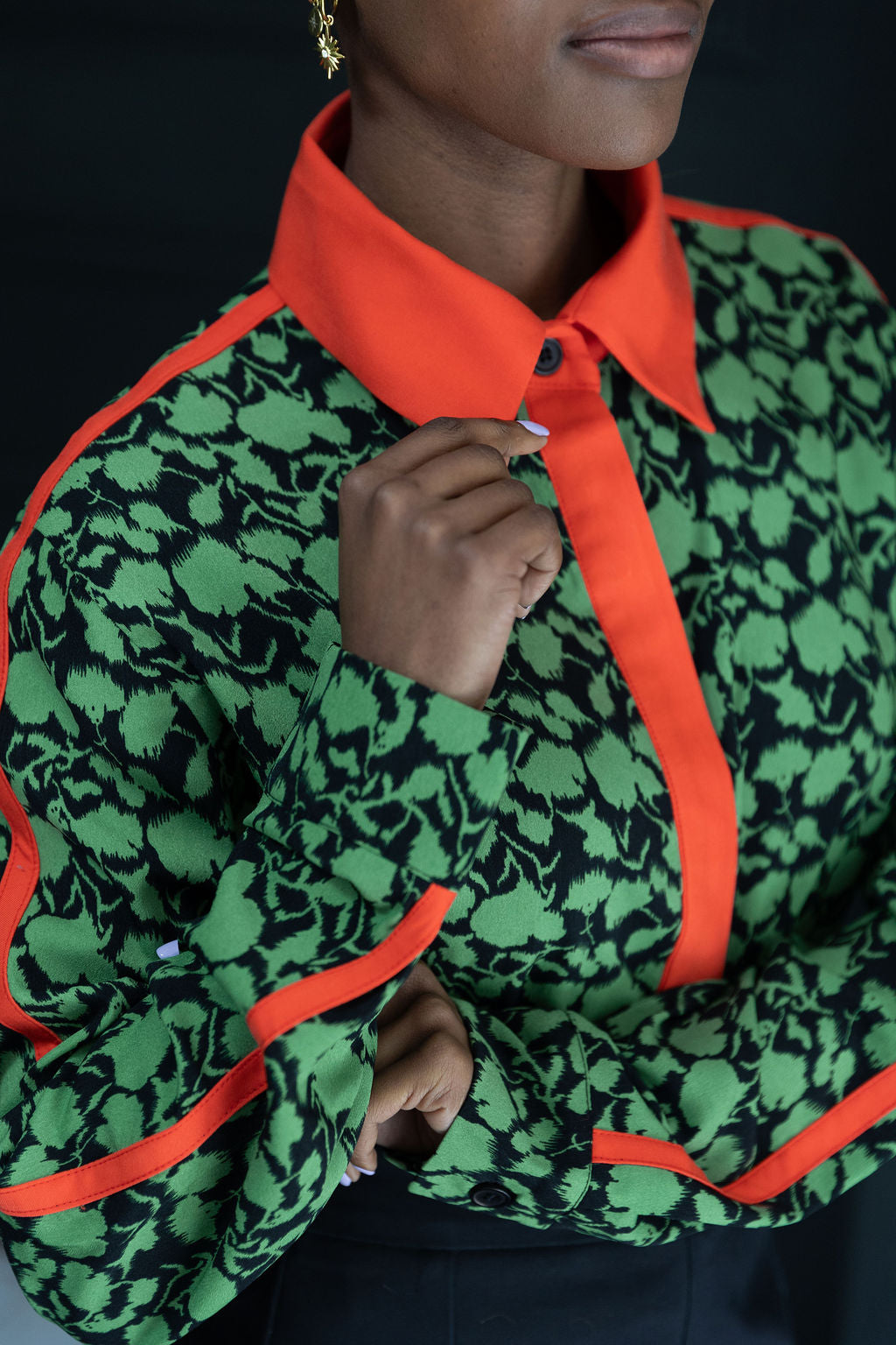 MARGOT : Green + Coral