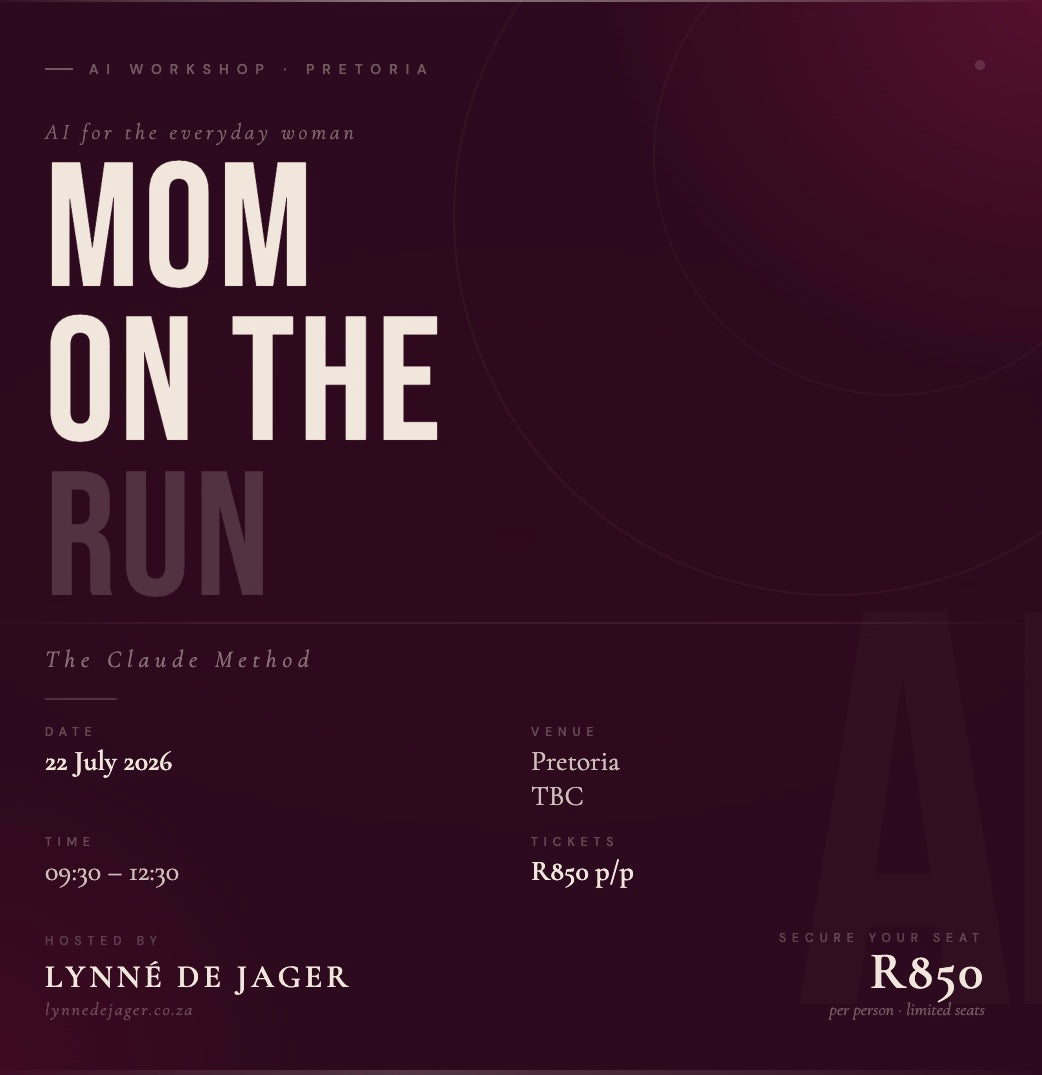 MOM ON THE RUN - The Claude Method Workshop