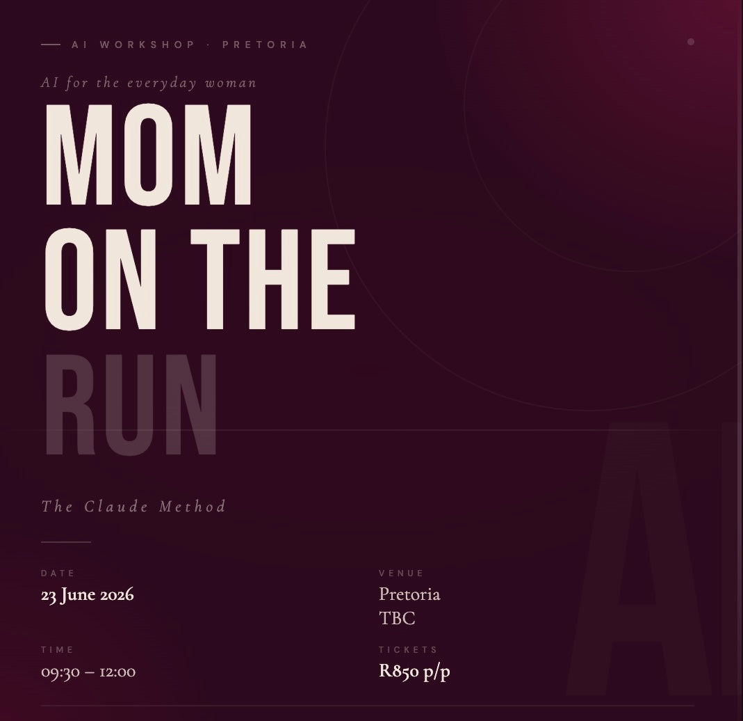MOM ON THE RUN - The Claude Method Workshop