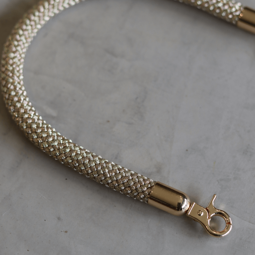 gold weave clutch handle detachable-clutch-lynne