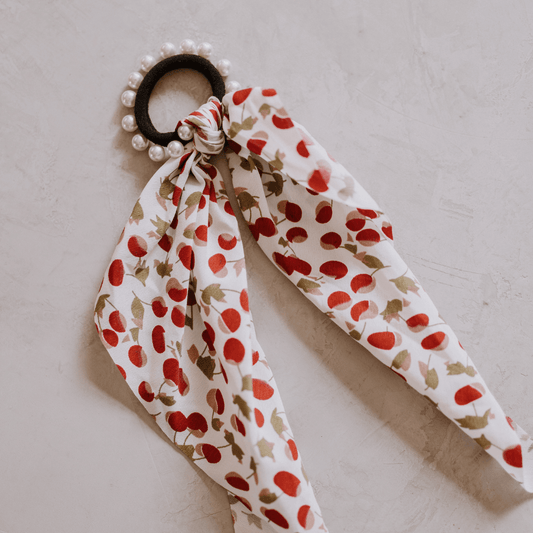 Hair Elastic with Scarf : 001