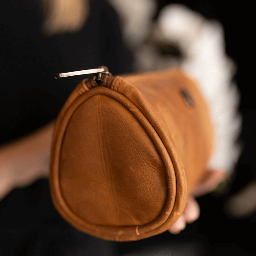 genuine leather pattern design for a pencil case round-lynne