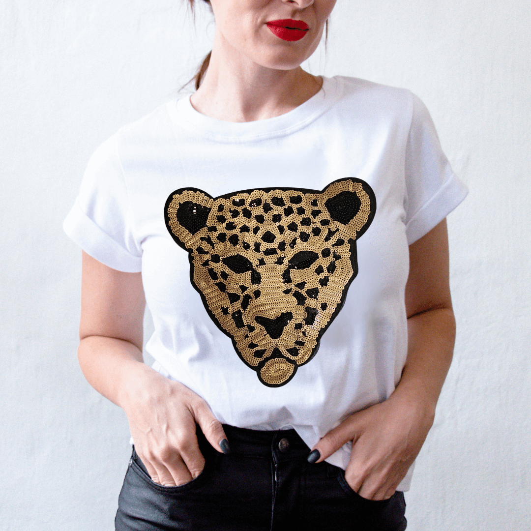 savannah tshirt gold leopard loose fit white shirt-tshirt-lynne