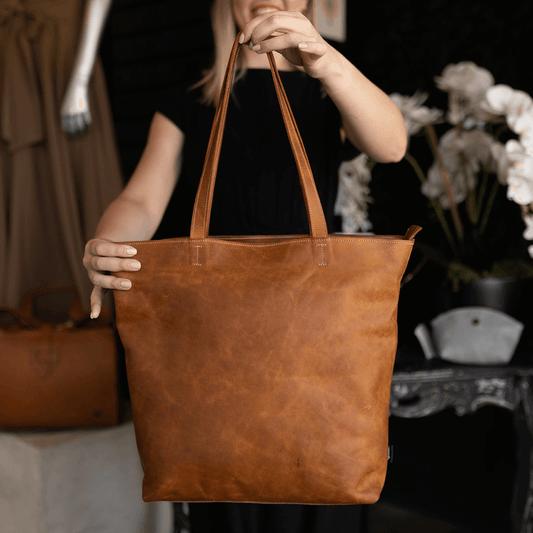 genuine leather pattern design for a big shopper bag-lynne