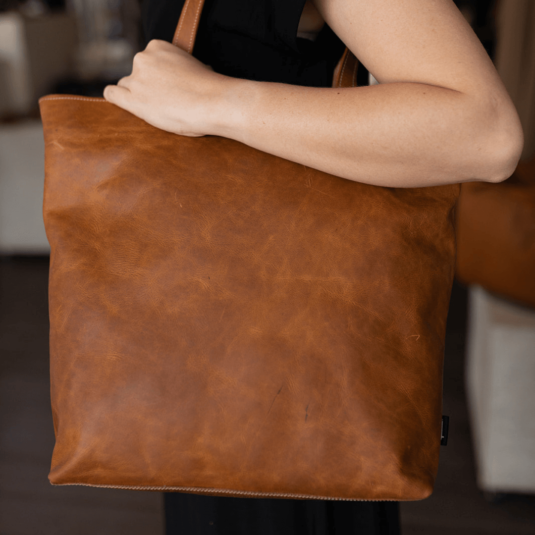 genuine leather pattern design for a big shopper bag-lynne