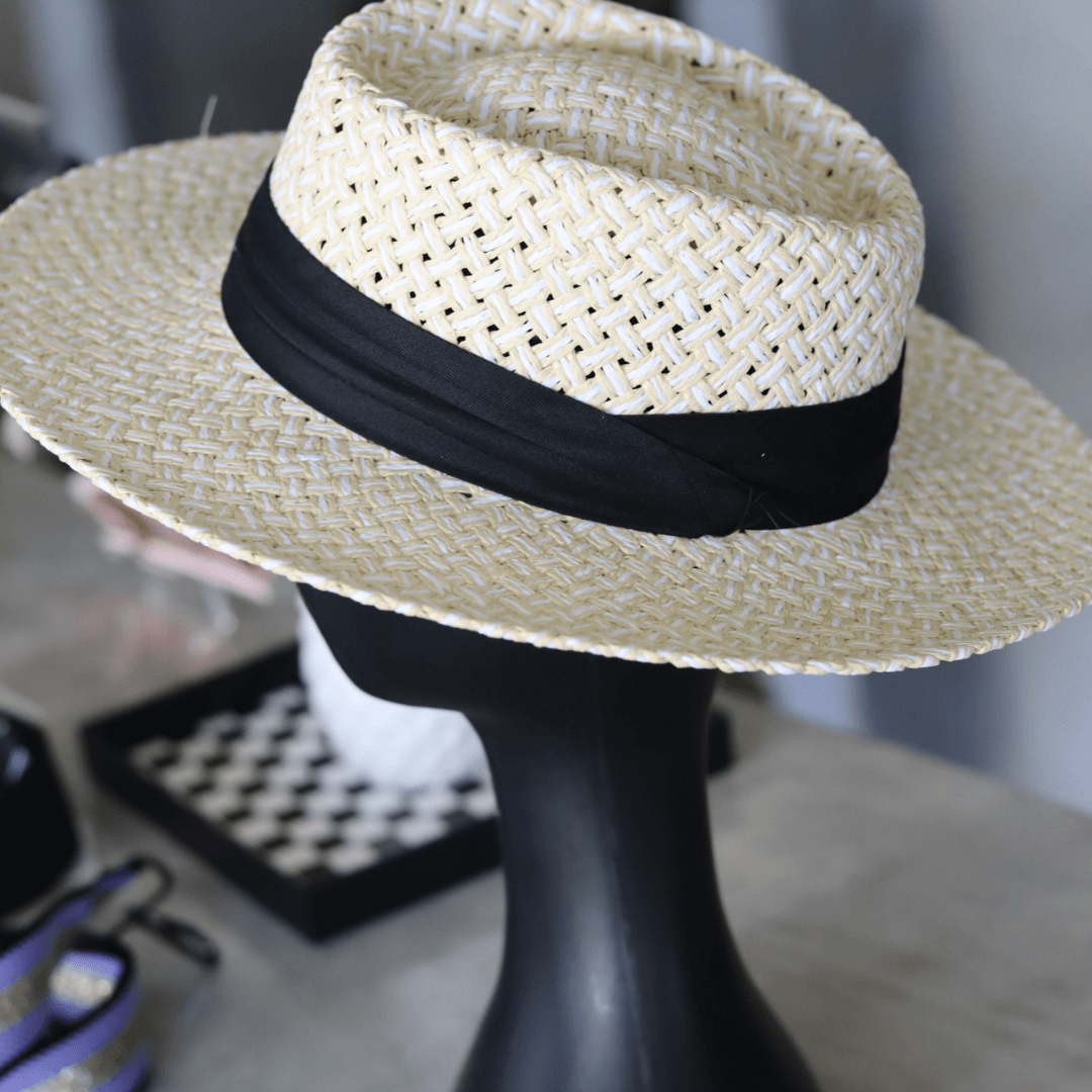 sun hat beige and black-sun_hat-lynne