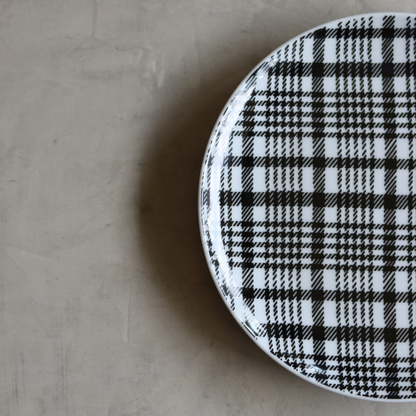 TRINKET TRAY : Plaid