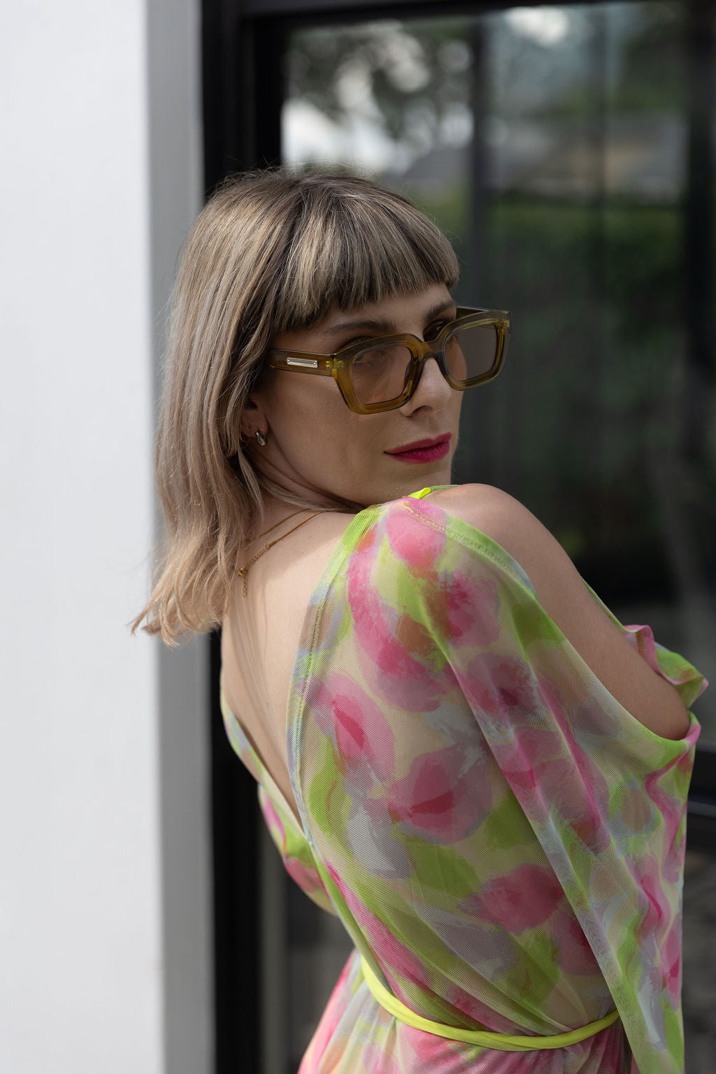 LUNA : Kaftan // Neon Yellow