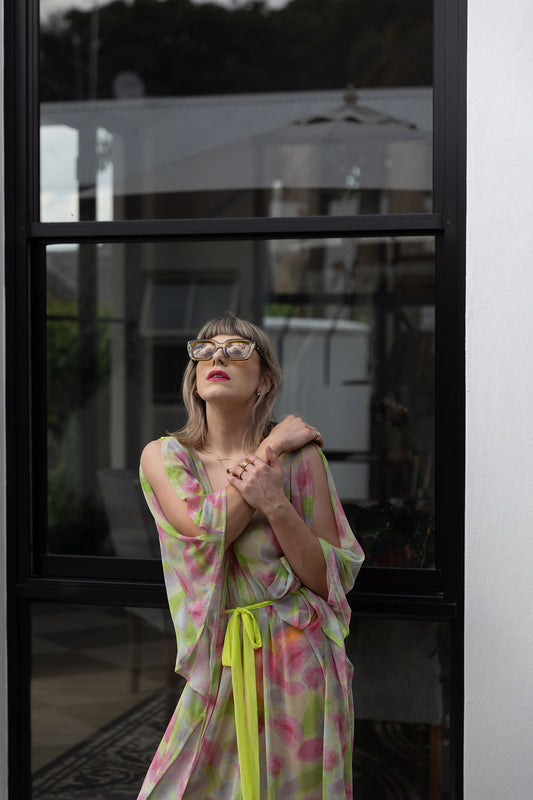 LUNA : Kaftan // Neon Yellow