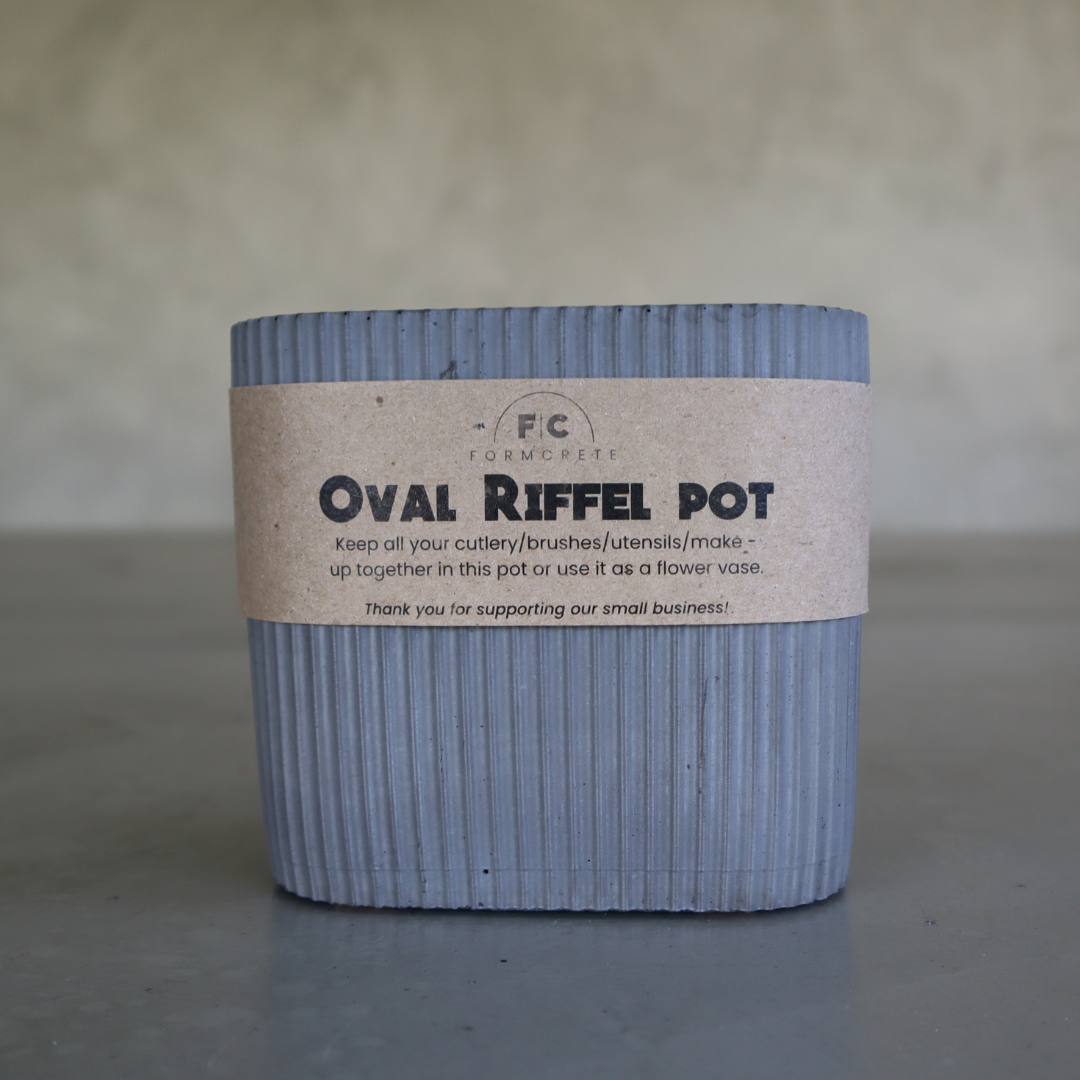 FORMCRETE : Oval Riffle Pot