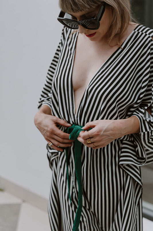 LUNA : Kaftan // Stripes