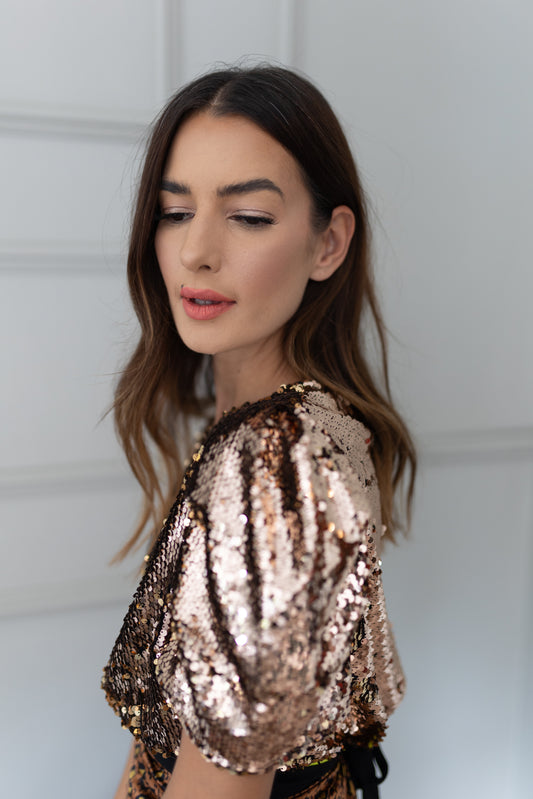 MARISOL : Gold Sequins