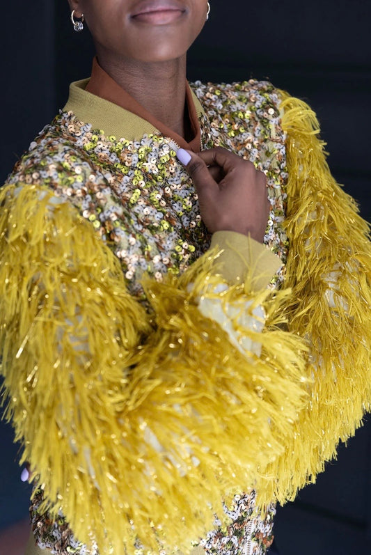 AGATHA :  Chartreuse Sequin