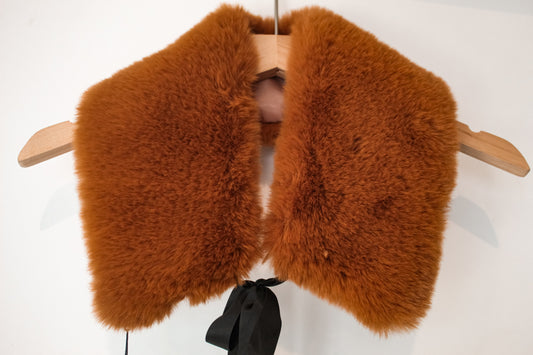 NECK COLLAR PIECE : FAUX FUR