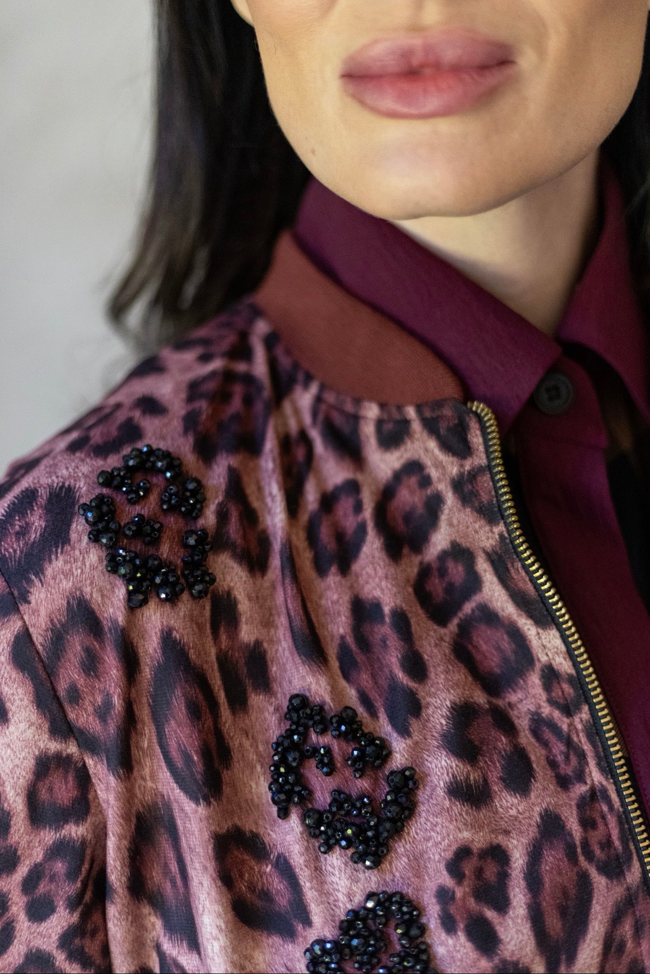 AGATHA : Leopard B // Hand Embroidery // Limited Edition
