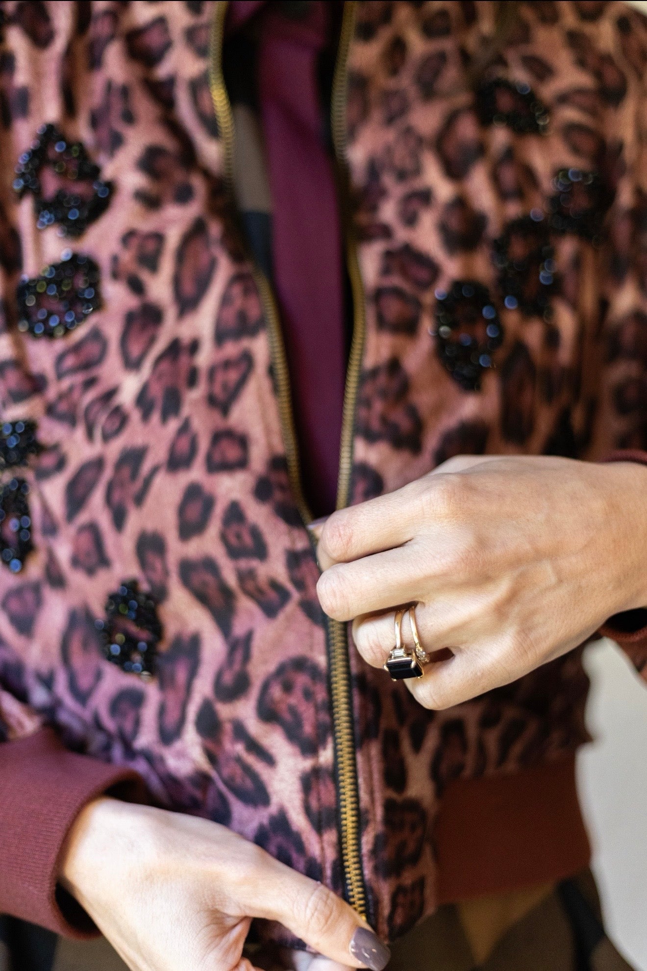 AGATHA : Leopard B // Hand Embroidery // Limited Edition