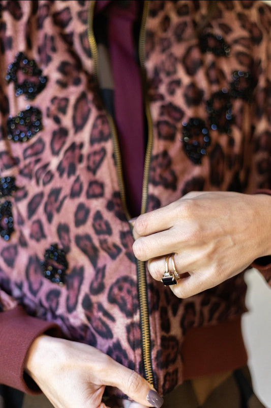 AGATHA : Leopard B // Hand Embroidery // Limited Edition