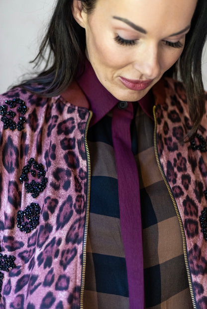 AGATHA : Leopard B // Hand Embroidery // Limited Edition
