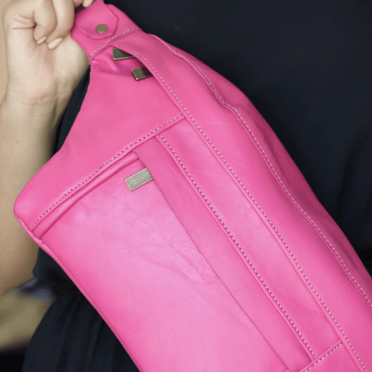 Layla hot pink genuine leather moonbag-layla-lynne_2