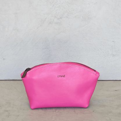 Maya hot pink small makeup bag-cosmetic-lynne_1