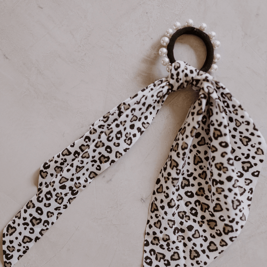 Hair Elastic with Scarf : 002