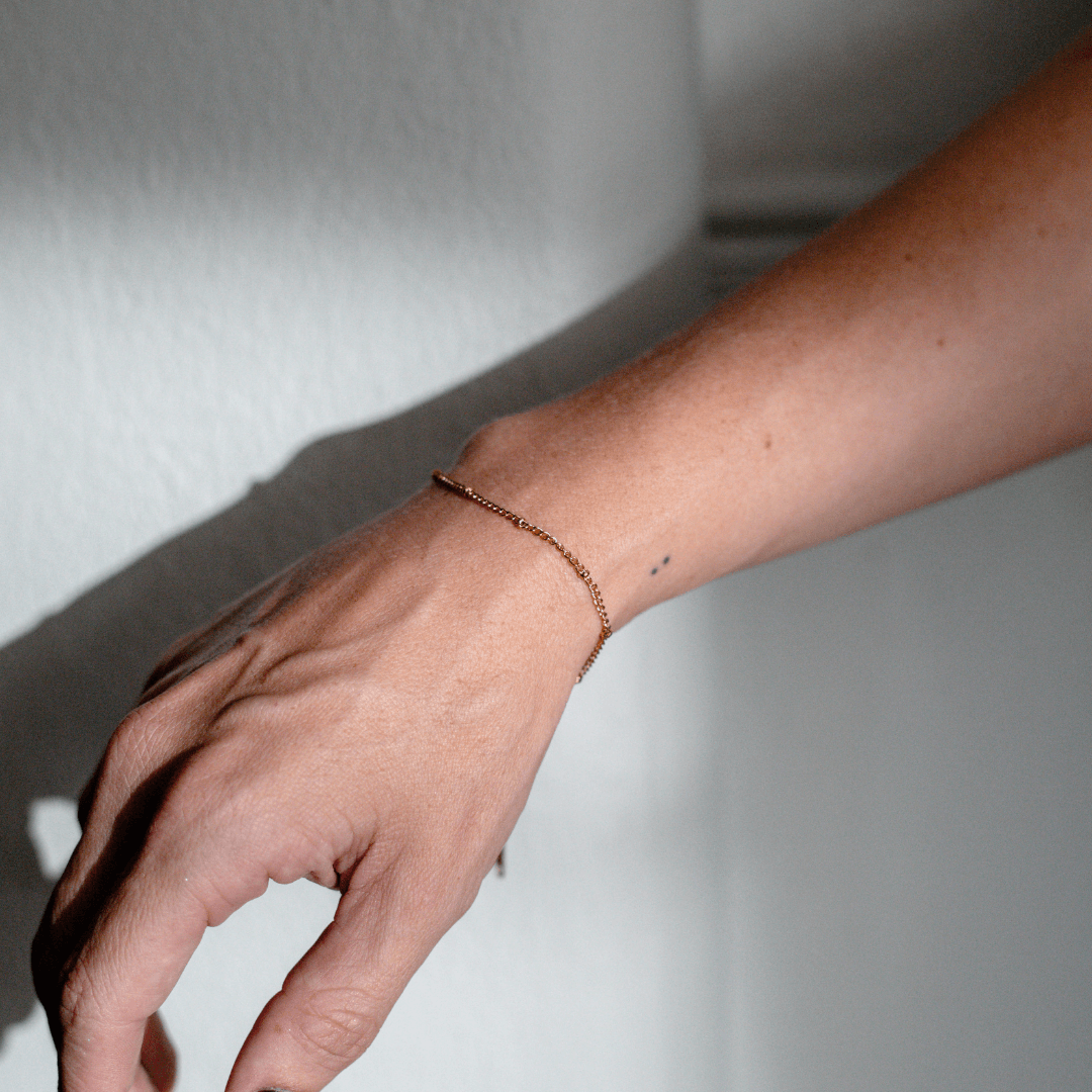 stainless steel gold bracelet-stainless_steel-lynne